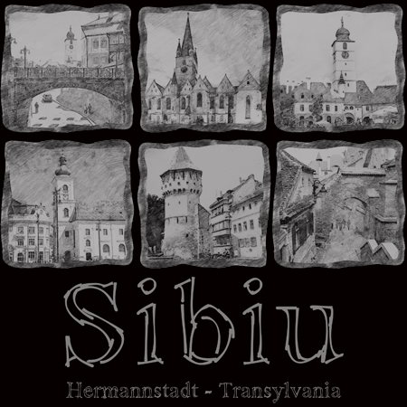 Sibiu Sketch T-Shirt